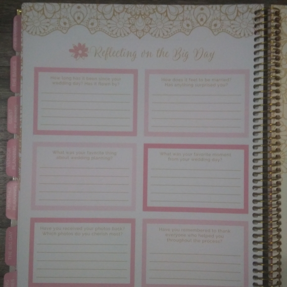 Wedding Planner Journal Organizer Keepsake Journal - Picture 6 of 10